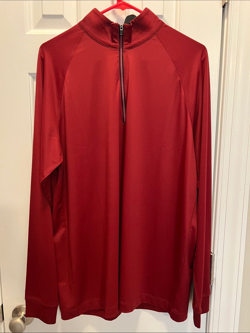 Greg Norman Collection Men's Red Quarter-Zip Performance Pullover